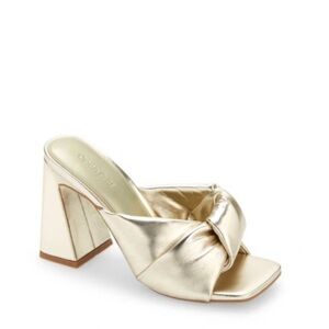OPEN EDIT Saydee Sandal In Gold Metallic